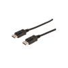 Digitus DisplayPort connection cable, DP M/M, 5.0m, w/interlock, Full HD 1080p, bl