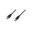 Digitus Připojovací kabel USB 2.0, typ A - B M / M, 1,8 m, černý