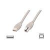 Digitus Připojovací kabel USB 2.0, typ A - B M / M, 3,0 m, šedý