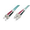 Digitus Fiber Optic Patch Cord, ST to SC Multimode 50/125 µ, Duplex Length 10m, Class OM3