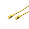Digitus CAT 6A S-FTP patch cable, Cu, LSZH AWG 26/7, length 2 m, color yellow