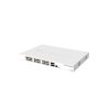 MikroTik Cloud Router Switch CRS328-24P-4S+RM, 800MHz CPU, 512MB, 24xGLAN, 4xSFP+cage, ROS L5, PSU,1U Rackmount