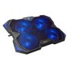 C-TECH Chladící podložka pro ntb Zefyros (GCP-01B), casual gaming, 17,3", modré podsvícení, regulace otáček