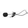 GEMBIRD Mikrofon s klipsnou, MIC-C-01, černý