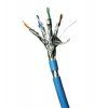 DATACOM F/FTP drát CAT6A LSOH,Eca 100m, plášť modrý