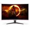 AOC LCD herní C32G2ZE 31,5" zakřivený VA FreeSync/1920x1080@240Hz/80m:1/1ms/300cd/4000:1/HDMI/DP/VESA