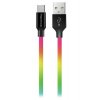 Colorway Datový Kabel Usb /Type-C/ 1m/ 2.4A/ Multicolor