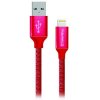 Colorway Datový Kabel USB-Apple Lightning/ 2.1A/ 1m/ Červený