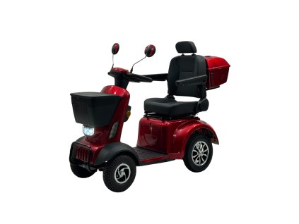 e-FREJ SENIOR Lithium - elektrický vozík pro seniory červená