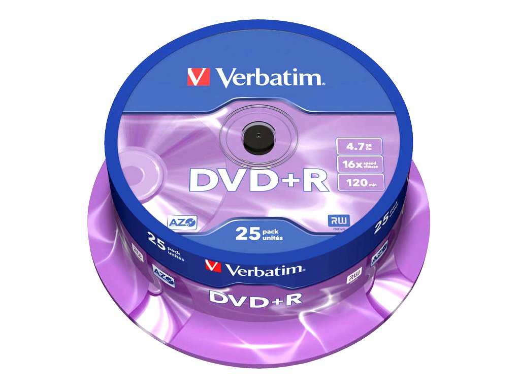 Verbatim DVD R 4.7GB 16x 25cake
