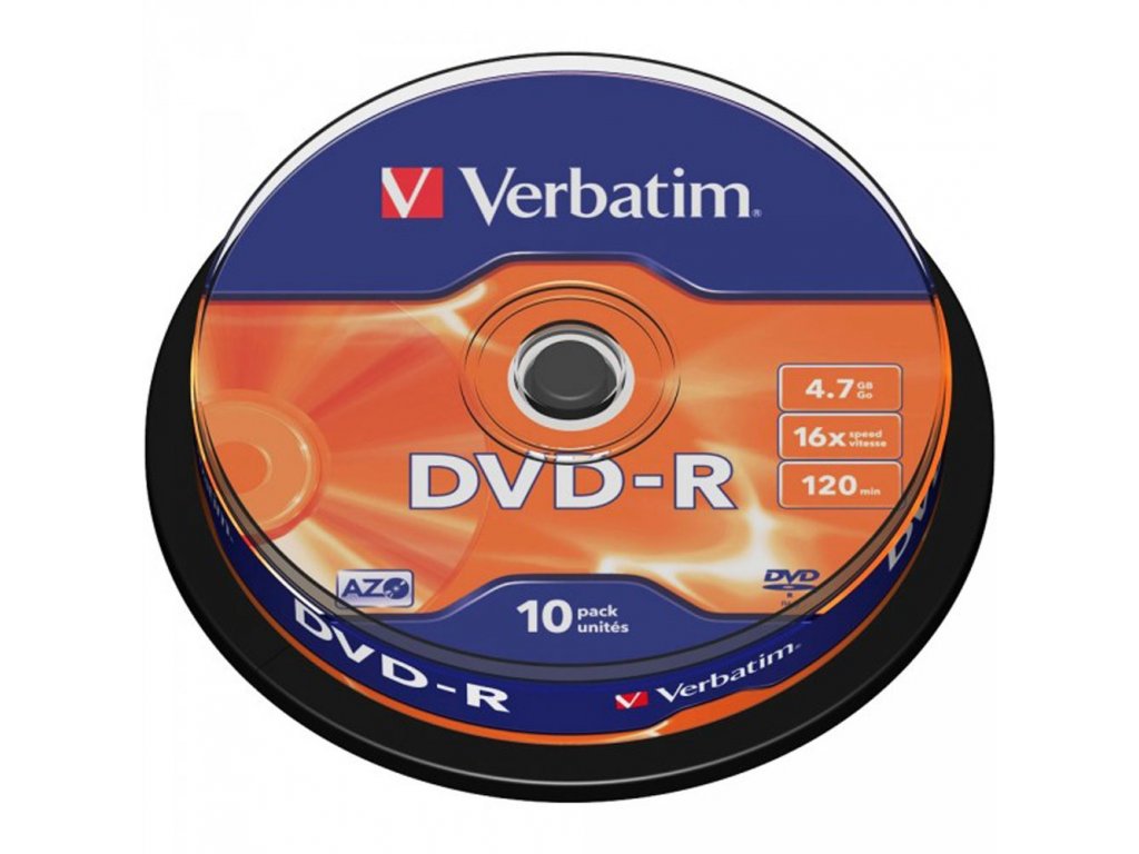 Verbatim DVD-R 4.7GB 16x 10cake