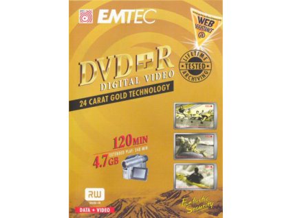 EMTEC DVD R GOLD dvd box
