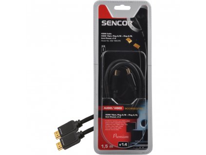 Sencor SAV 166-015 HDMI M-M 1,5m v1.4 P