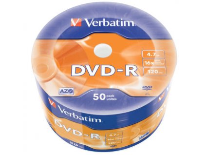 Verbatim DVD-R 4,7GB 16x 50 pack