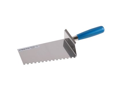 FESTA® Zednická lžíce na pórobeton nerez 180 mm hrana / zub E6, rukojeť dřevo