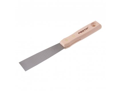 FESTA® Špachtle ocelová, š. 40 mm, dřevěná rukojeť