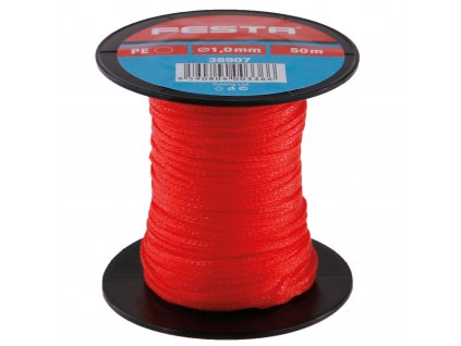 FESTA® Zednický provázek polyetylenový - červený 1,0 mm x 50 m