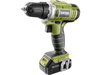 EXTOL® CRAFT AKU vrtačka, 12 V Li-ion 1.3 Ah, nabíječka