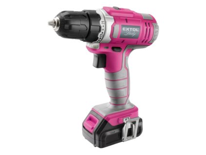 EXTOL® LADY AKU vrtačka, 12 V Li-ion 1.3 Ah, nabíječka