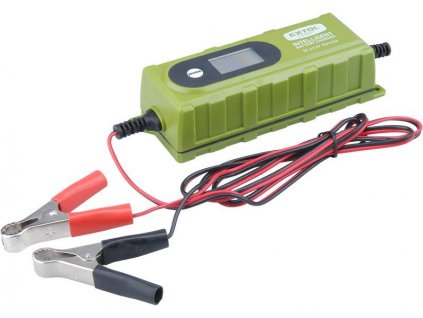 EXTOL® CRAFT Autonabíječka, 230 V, 6/12 V, 3,8 A, 6 stupňů s LCD, mikroprocesor