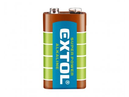 EXTOL® ENERGY Baterie alkalická ULTRA+, 9 V (6LR61)