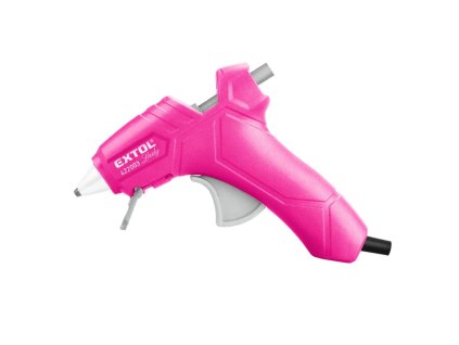 EXTOL® LADY Lepící pistole na tavná lepidla 7 mm, 230 V, 25 W, růžová