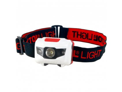Čelová LED svítilna, 1W LED, 40lm, bílá + červená, EXTOL LIGHT