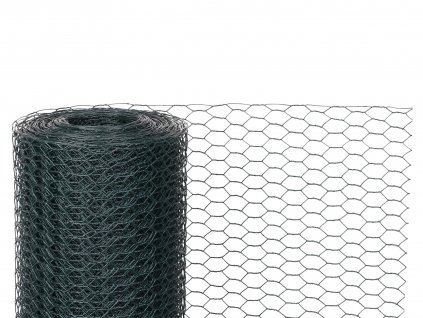 Pletivo GARDEN chovatelské ZN+PVC, oko HEX 13 mm, drát 0,9 mm, 50 cm×10 m, zelené