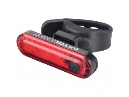 Světlo na kolo, červené, 30 lm, USB nabíjení