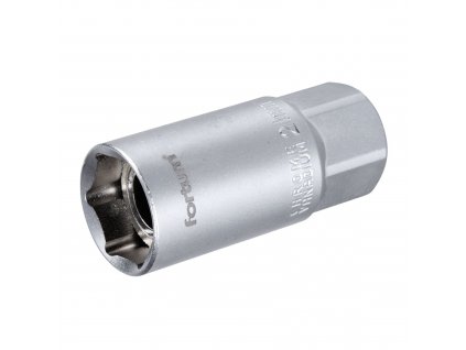 FORTUM® Hlavice nástrčná gola 1/2", HEX 21×65 mm, na zapalovací svíčky, magnet, CrV