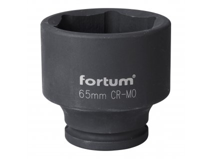 FORTUM® Hlavice nástrčná, rázová, gola 3/4", HEX 65×80 mm, CrMoV