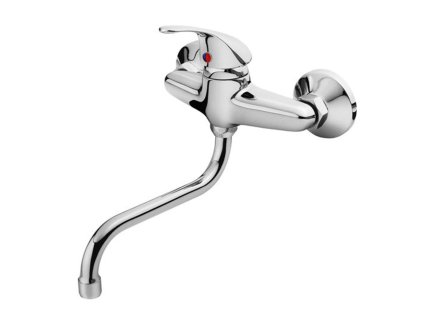 BALLETTO® Baterie dřezová, páková, rozteč 100 mm, kulaté ramínko 20 cm