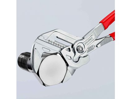 KNIPEX® Klešťový klíč stavitelný tlačítkem, 0 - 68 mm/2 3/4", hladké čelisti, d. 300 mm