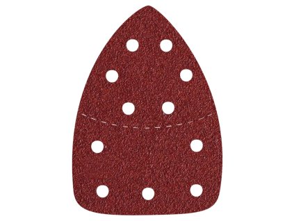 EXTOL® PREMIUM Brusný papír DELTA 149×105 mm P180 suchý zip, 10 ks