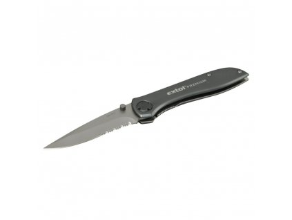 EXTOL® PREMIUM Nůž zavírací, nerez, rukojeť hliníková, 20,5 cm