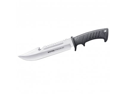 EXTOL® PREMIUM Nůž lovecký, nerez 3CR13, rukojeť plastová, 31,8 cm, nylon. pouzdro