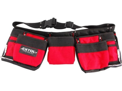 EXTOL® PREMIUM Pouzdro na nářadí nylon 7 kapes, s opaskem