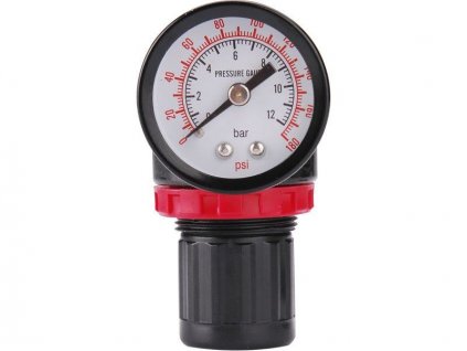 EXTOL® PREMIUM Pneumatický regulátor tlaku s manometrem, 8 bar
