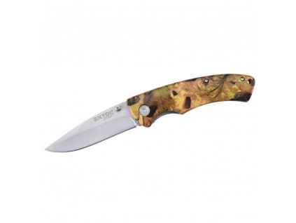 EXTOL® CRAFT Nůž zavírací, nerez, rukojeť plastová, 19,5 cm