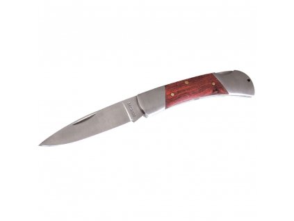 EXTOL® CRAFT Nůž zavírací, nerez, rukojeť kov+dřevo, 19,3 cm