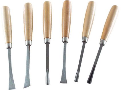 EXTOL® CRAFT Sada Dláta řezbářská 6 ks, 165 mm