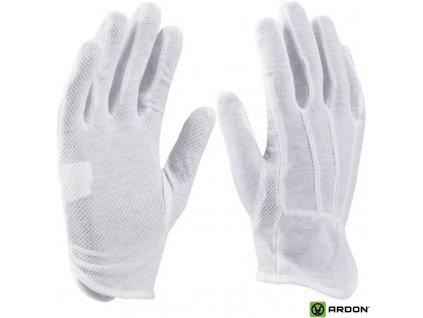 ARDON® BUDDY Pracovní rukavice, bavlna s PVC terčíky, vel. 8"