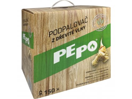 PE-PO® Podpalovač dřevitá vlna, 150 ks