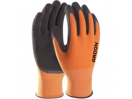 ARDON® PETRAX Pracovní rukavice, nylon, máčené 1/2 latexová pěna, vel. L/9