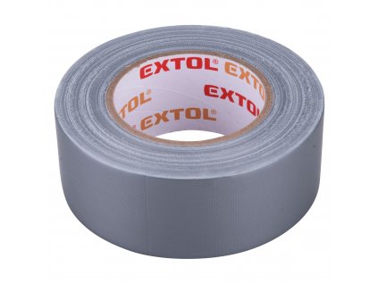 EXTOL® PREMIUM Páska univerzální DUCT TAPE, 50 mm x 50 m, 0,18 mm, šedá