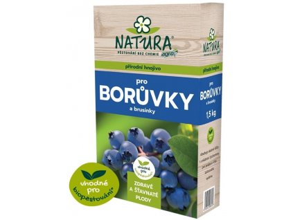 NATURA® Přírodní hnojivo na borůvky a brusinky, granulované, 1,5 kg