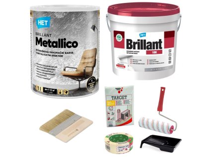Brillant METALLICO komplet