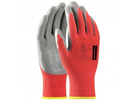 ARDON® BLADE Pracovní rukavice, úplet PES, máčené 1/2 latex
