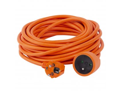 Kabel prodlužovací DG-YFB01, 20 m, 1 zásuvka, 3x1,5mm, oranžový