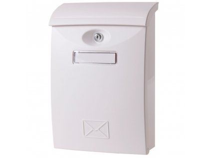 SATOS® Poštovní schránka, 34,5×24 cm, ABS plast, bílá